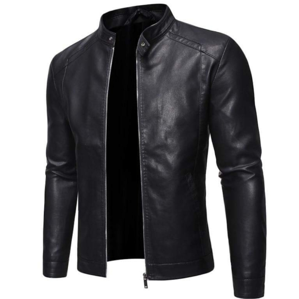 Black Faux Leather (PU) Jacket